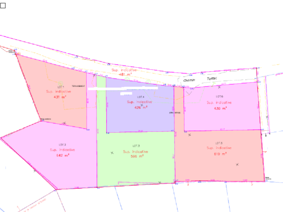 Parcelles de terrain à vendre sur Bois D’Olives à Saint-Pierre (6 lots disponibles)